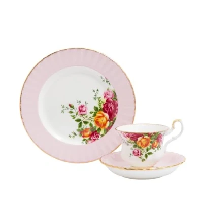 Image of Royal Albert 1069333 Teacup Saucer Set, Fine Bone China