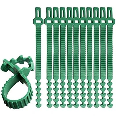 Image of KAHEIGN 10Pcs Heavy Duty Plant Ties, 35CM Adjustable Tree Ties Straps Interlock Garden for Shrub Rose Support