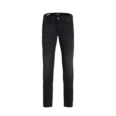 Image of JACK &amp; JONES Men&#039;s Denim Jeans, Liam Original, Skinny fit, Black