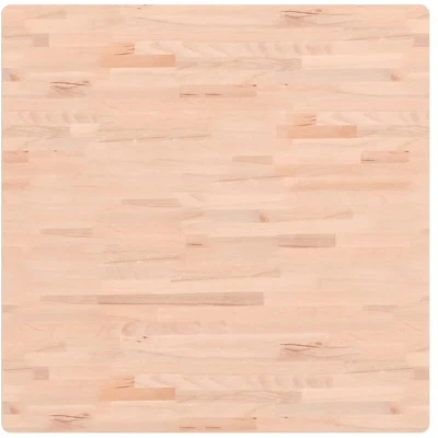 Image of vidaXL Table Top 90x90x2.5 cm Square Solid Wood Beech