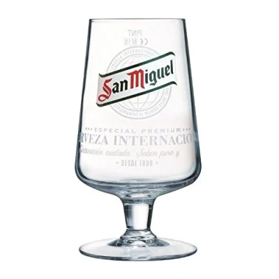 Image of San Miguel Nucleated Pint Glass