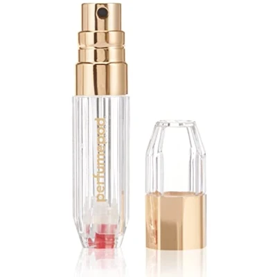 Image of Travalo Perfume Pod Crystal Atomizer Gold for Unisex 0.17 oz Refillable Spray (Empty)