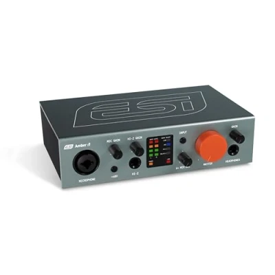 Image of ESI Amber i1 Professional 24 bit / 192 kHz USB Audio Interface with 2 Inputs and Outputs