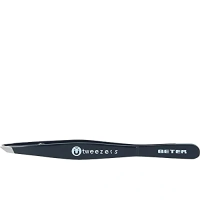 Image of Beter Magnetic Hair Removal Tweezers, Straight Tip for Precise and Fast Black