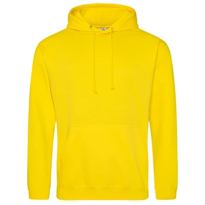 Image of AWDis Men&#039;s College Hoodie, Yellow (Sun Yellow), Medium