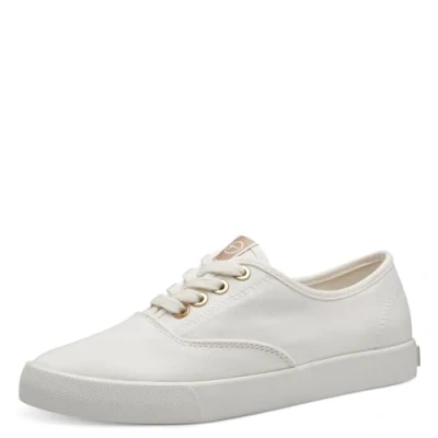 Image of Tamaris 1 23604 42 Women&#039;s Trainers Sneaker, White Gold, 5 UK