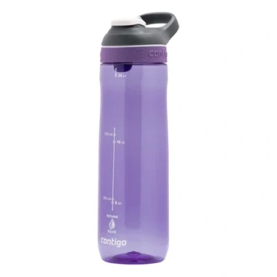 Image of Contigo Cortland Autoseal Water Bottle Large 720ml BPA Free Drinking Sports Flask Leakproof Drink Ideal for School, Gym, Bike, Running, Hiking