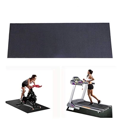 Image of N/K Exercise Equipment Mat for Home Gym High Density Heavy Duty Fitness Machine Carpet, Floor Protector Treadmill, Bike and Elliptical