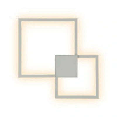 Image of Double Ceiling / Wall Lamp, 48W LED, 3000K, 3600lm, White