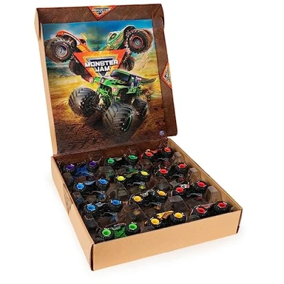 Image of Monster Jam, Official 12 Pack of 1:64 Scale Die Cast Trucks, Amazon Exclusive