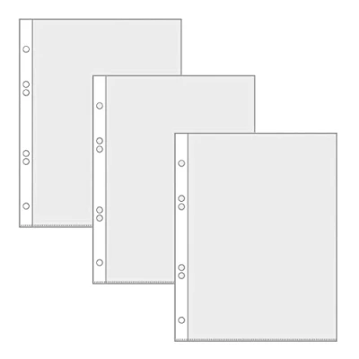 Image of VELOFLEX A435531 A5 Transparent Wallets, Pack of 30, 75 My, Indelible, Document Wallets Made Crystal Clear Polypropylene Film, Films, Sleeves