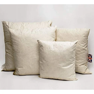 Image of Willows Direct Cushion Inners Inserts Pads Scatters Fillers Hollowfibre Duck Feather (18x18 Pack 2, Feather)