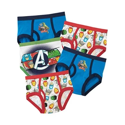 Image of Marvel Boys Avengers Briefs 5 Pack Multicoloured Age 6 to 7 Years