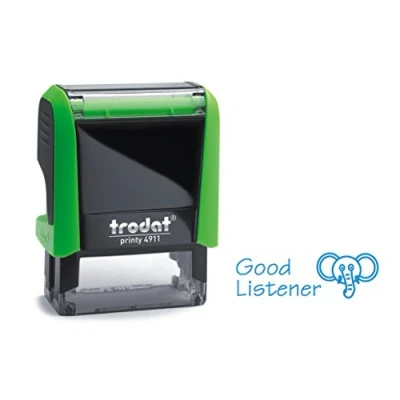 Image of Trodat Printy 4911 Self Inking Education Stamp &quot;Good Listener&quot;