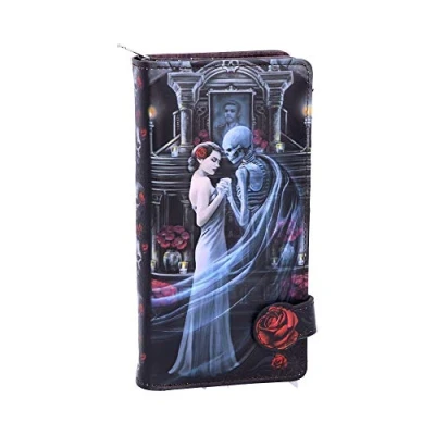 Image of Nemesis Now B4862P9 Forever Yours Embossed Purse Anne Stokes 18.5cm, Black