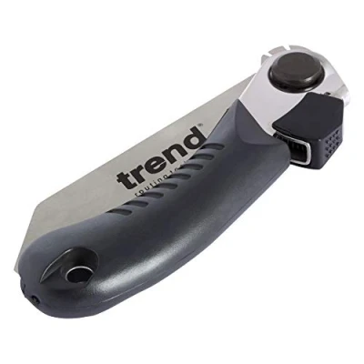 Image of Trend Folding Flush Saw, 120mm Carbon Steel Blade, Cut Trimming for Dowels &amp; Joints, FFS/120