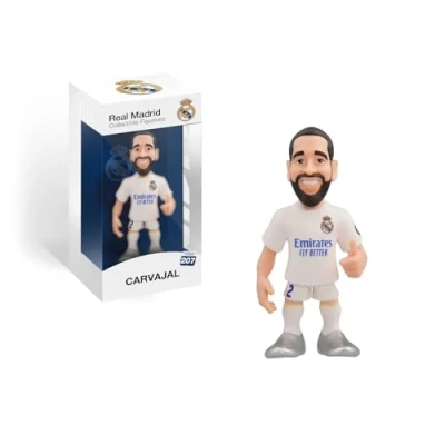 Image of MINIX COLLECTIBLE FIGURINES MN18413 Carvajal Figurine, Real Madrid, Collectibles 12cm for Display, Gift Idea Kids and Adults, Football Fans