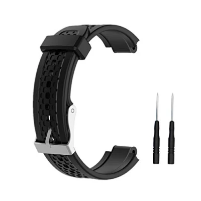 Image of Muovrto Replacement Strap for Garmin Forerunner 25, Soft Silicone Sport Band Wath Women Watch