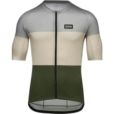 Image of GORE WEAR Breathable Men&#039;s Cycling Jersey, Spirit Stripes, Fast Moisture Wicking, Unique Design, Short Sleeve Shirt