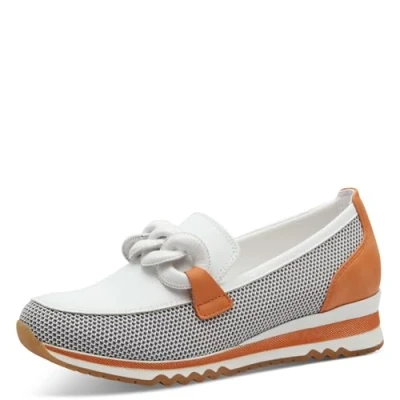 Image of Marco Tozzi Slipons, Women&#039;s, Size: 6, White Textile/synthetics
