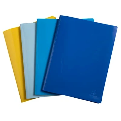 Image of Bee Blue BeeBlue DisplayBook 20Pocket A4 Astd PK4