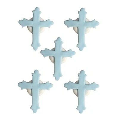 Image of Anniversary House Cross Sugarcraft Toppers Blue, SF361