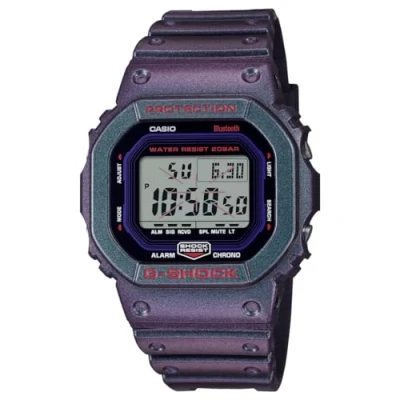 Image of G SHOCK AIM HIGH DWB5600AH Unisex Digital watch, Size: One Size, Black / purple iridescent
