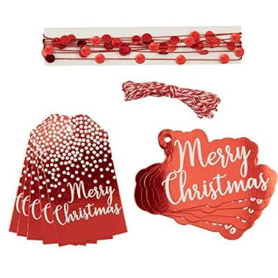 Image of Neviti 776988 Gift Tags, Red