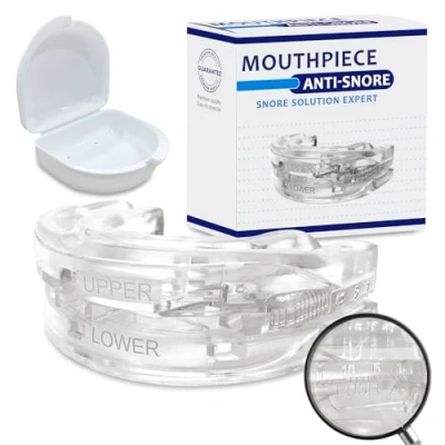 Image of Anti Snoring Devices, Mouth Guard Device, Adjustable Device Guard, Snore Stop Aids for Women Men, Solutions