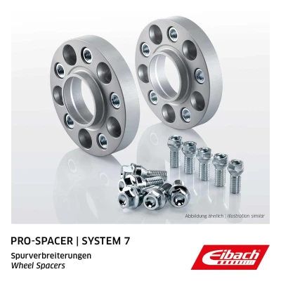 Image of 90725003 Track widening EIBACH Pro Spacer S90 7 25 003 5 100mm 25mm AUDI: A1 Sportback, VOLKSWAGEN: Polo V Hatchback, Golf 4