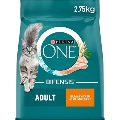 Image of Purina ONE Adult Dry Cat Food Rich in Chicken 4x2.75kg