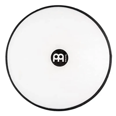 Image of Meinl Percussion Jumbo Djembe Head Synthetic for 14 Inches Djembes Diameter 35,56 cm Fiberglass, White (HEAD JD14WH)