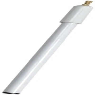 Image of Raleigh RMJ243 Plastic Mini Pump for Bicycles with Schrader (Car Type) and Presta Valve Types in White