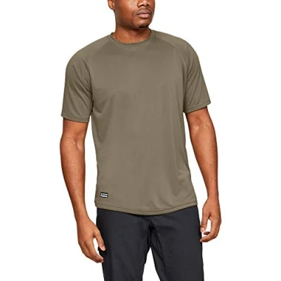 Image of Under Armour Men Tech Polo Short SleeveT Shirt, Brown (Federal Tan), XXX Large