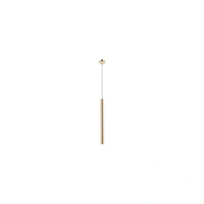 Image of Loya Integrated LED Pendant Ceiling Light, Gold, 3000K, 450Lm