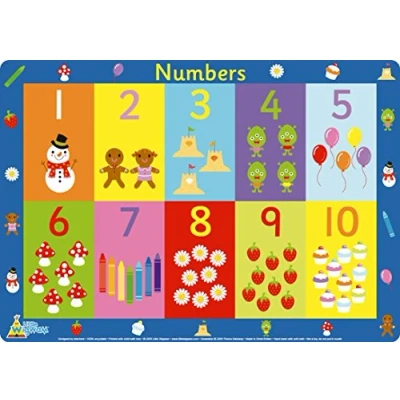 Image of Little Wigwam Numbers Placemat