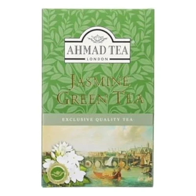 Image of Ahmad Tea Loose Leaf, Jasmine Green Tea, 1 Packet of 100g Leaf