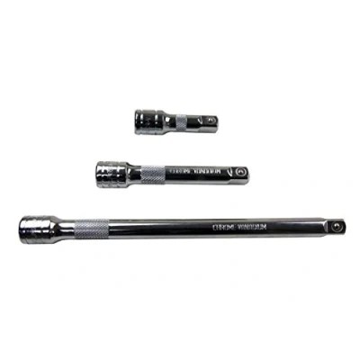 Image of US PRO 3pc 1/2&#039;&#039;dr Extension Bar Set 75, 125, 250mm Long 4141