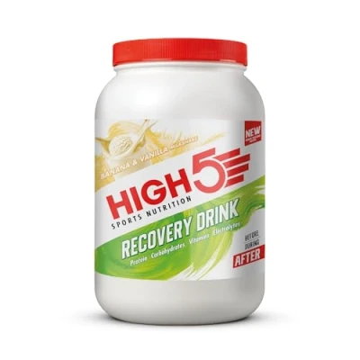 Image of HIGH5 Recovery Drink Whey Protein Isolate Promotes (Banana &amp; Vanilla, 1.6kg)