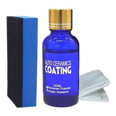 Image of Dirfuny Ceramic Coating 30ml, 9H Nano Kit Super Car Hydrophobic, Paint Sealant Protection Anti Scratch, High Gloss Auto Hardness Ceramics