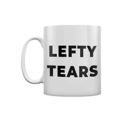Image of Grindstore Lefty Tears Funny Political Tea and Coffee Mug White