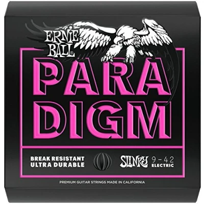 Image of Ernie Ball 2023 Super Slinky Paradigm Electric Guitar String 9 42 2 Pack