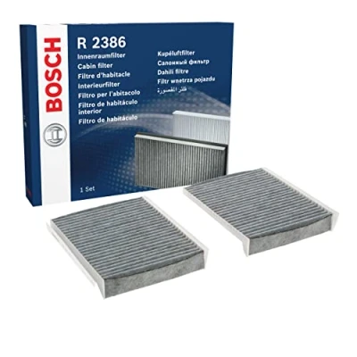 Image of 46799653 Pollen Filter BOSCH 1 987 432 386 Activated Carbon Filter, Insert 175mm 140mm 30,5mm ALFA ROMEO: 156 Sportwagon, 147, GT