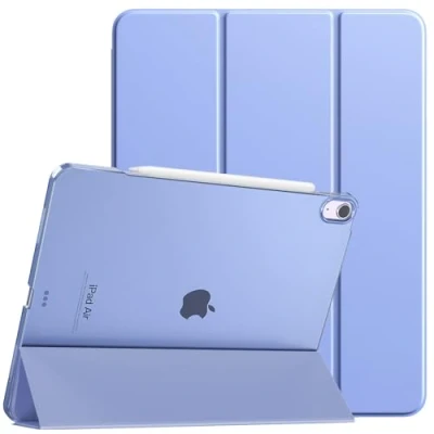 Image of TiMOVO for iPad Air 13 Inch Case M2 2024, Slim Stand Cover inch, Support Touch ID, Auto Wake/Sleep Smart Shell with Translucent Back, Case, Lavender Purple