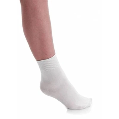 Image of Mytoptrendz® Girls Boys Classic Ballet Dance Socks (6 8.5 child, White)