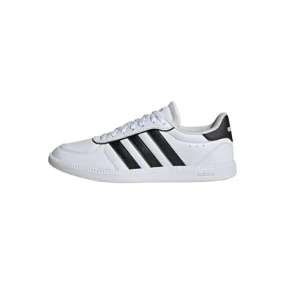 Image of adidas BREAKNET SLEEK women&#039;s Shoes (Trainers) in White