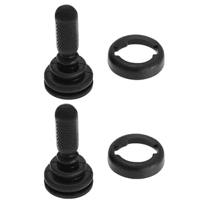 Image of eMagTech 2Pcs Manual Wing Mirror Adjusting Knob Replacement 1507431 6S61 17B718AA 1140538 1209044 Compatible with FORD FIESTA MK6 Control Switch