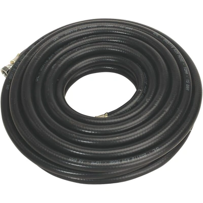 Image of Sealey Air Hose 10M x 10MM with 1/4&quot; BSP Unions Heavy duty