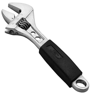 Image of Jetech 150 mm （ 6 Inch ） Adjustable Wrench with Softgrip Handle Professional Shifter Spanner Wide Caliber Opening