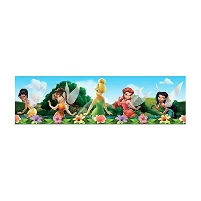 Image of Disney AG Design Wall Border Self Adhesive Fairies Decal WBD 8085, Multi Colour, 0.10 x 5 m